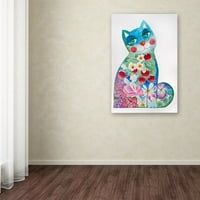Zaštitni znak likovne umjetnosti' Magic Cat ' platno Art by Oxana Ziaka