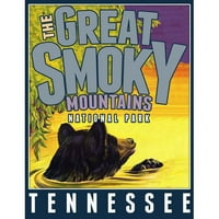 Marmont Hill - Travel Tennessee Slikanje ispisa na zamotanom platnu