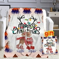 Sretan božićni zimski pokrivač, božinjak za odrasle i djecu, smiješna hrana za hranu za sve, novost pokloni