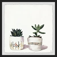 Kaktusa duo uokvirena slikarstva
