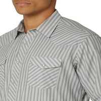 Wrangler Muška Zapadna košulja dugih rukava sa lureksom, veličine s-5XL