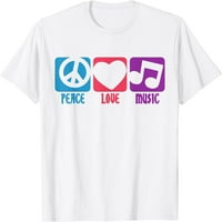 Mir ljubav i muzika Shirt muzičar poklon bend Hor učitelj T-Shirt