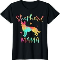 Shepherd Mama Šareni Njemački Ovčar Pokloni Pas Mama T-Shirt