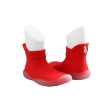 Lacyhop čarapa za malu djecu gumeni potplat podne papuče protiv sudara krevetić čizme dnevno lagana kuća papuča prozračne vezene čarape đumbir 7C