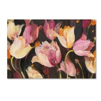 Zaštitni znak likovne umjetnosti' Popping tulipani ' platno Art Albena Hristova