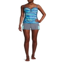 Besplatne tehnološke ženske atletske mrežaste džepne šorc za kupaće kostime