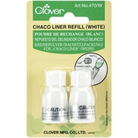 Clover Chaco Liner Refill 2 pkg-bijela