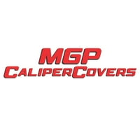 Prednji set CALIPER prekrivači gravirani prednji MGP crveni finilj Srebrni CH Odgovara: Dodge Caliber, 2008- Dodge Caliber SXT