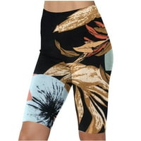 Ženske Kapri helanke Ležerne ljetne bešavne hlače za jogu visokog struka kratke helanke S