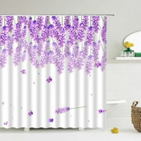 3d štampanje cvijeća uzorak zavjese za tuširanje vodootporna zavjesa za kupaonicu poliesterska tkanina