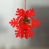 Božić Ornament privjesak prirodni lagani stabilan drveni viseći privjesak zvijezda Božić oblik stabla