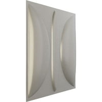 Ekena Millwork 5 8 W 5 8 H Saturn Endurawall Dekorativna 3D zidna ploča, teksturirano metalno srebro