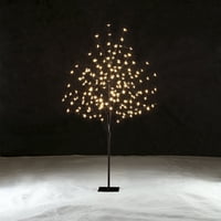 Vrijeme za odmor Prelit Topla bijela LED trešnja trešnja, unutarnji vanjski božićni ukras, 5 '