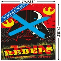 Star Wars: Saga - Vader Rebel zidni poster, 14.725 22.375