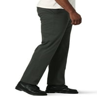 Lee® muške velike i visoke ekstremne udobnosti ravne prednje pantalone