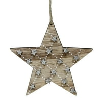 4.5 Drvena Zvijezda U Obliku Božić Ornament