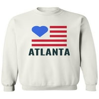 Atlanta sa duksericom sa prugastom Zastavom za muškarce-slika Shutterstock, muški x-Large