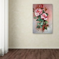 Zaštitni znak likovne umjetnosti' ružičaste ruže ' platnena Umjetnost Arie Reinhardt Taylor