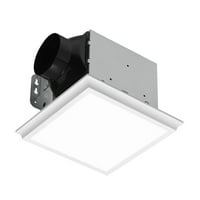 Homewerks CFM 1. Sone ventilator za kupatilo sa ventilacionim ventilatorom sa LED svetlom sa mogućnošću