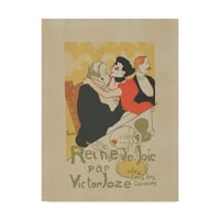 Zaštitni znak Fine Art 'Reine de Joie' Canvas Umjetnost Henri de Toulouse Lautrec