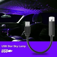 Mini zvijezda projekcijsko svjetlo, USB LED noćno svjetlo stropna projekcijska lampa za zabavu kod kuće