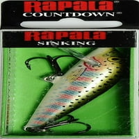 Odbrojavanje Rapala Minnow Ribolovno mamac 2,75 1 4oz Rainbow pastrmka