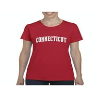 Normalno je dosadno-ženska majica kratki rukav, do žena veličine 3XL - Connecticut