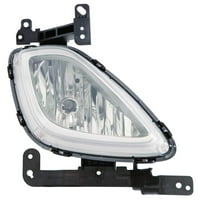 Nova CAPA certificirana standardna zamjenska svjetlo za glavu putnika, FITS 2011- Hyundai Elantra Sedan