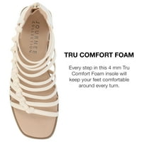 Kolekcija Journee Wemens Petrra Tru Comfort Foam Gladiator Back Zip Sandale
