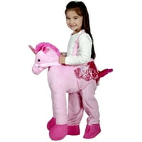 Pink Unicorn Rider kostim za Noć vještica za malu djecu, 3-4T