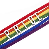Smrinog Rainbow narukvica podesiva veličina Gay LGBT ponos lanac nakita