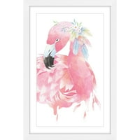 Marmont Hill Pink Flamingo Diana Alcala uokvirena slika Print