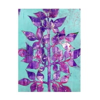 Regina Moore 'Purple Planta II' Canvas Art