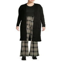 No Bounties Juniors Plus Size Flare Pantalone, 2 Pakovanja