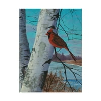 Zaštitni znak likovne umjetnosti' slika za Crvenu pticu ' platnena Umjetnost Rustyja Frentnera
