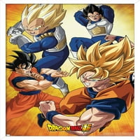 Dragon Ball Super - Narančasti zidni poster, 22.375 34