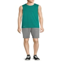 Athletic Works muški i veliki muški aktivni tri-Blend gornji dio mišića, veličine do 5XL