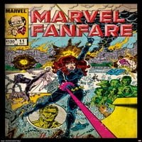 Marvel Comics - Crna udovica - Marvel Fanfare zidni poster, 14.725 22.375