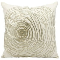 Kathy Irska srebrno ruža bijela jastuk za bacanje