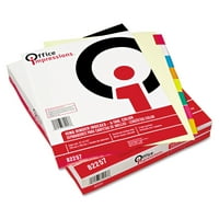 Office utisci Indeksi na kartici, raznoseće boje, slovo, pušač, setovi BO -Off82257