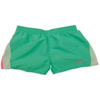 Nike suhe djevojke zelene i ružičaste dri-fit trčanje staze atletske kratke hlače velike