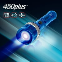 DIVERSITECH 450DCPLUS PLUS - plava LED svjetla - punjive litijum-jonske baterije i naočale za poboljšanje i UV