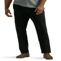 Lee® veliki muški ekstremni pokret opušteno Fit ravne prednje pantalone sa Fle pojasom