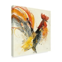 Zaštitni znak Fine Art 'Festive Rooster I' Canvas Art Albena Hristova