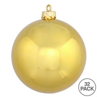 Vickerman 3 Moss Green Shiny Ball Ornament, po kutiji