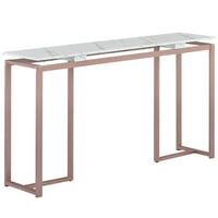 AUKFA 63 Moderne tablice konzole, uski kauč stol za hodnik ulaza - ružičasta
