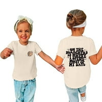 Ljetni vrhovi za djevojčice prilagođene koži za malu djecu djevojčice s volanima majica s rukavima bez rukava majica s majicom bez bluze Dječija Ležerna odjeća bež 7 godina