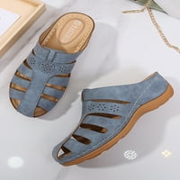 Ymiytan Dame Soft Soft Gladijatorske cipele Unutarnja i vanjska udobna platforma slajdovi na plažu lagana klizala na papuče