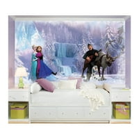 Cimerice Disney smrznuta djeca koja se mogu ukloniti zidna zidna muralna, ljubičasta, 6 '10.5', ultra-skippibleble