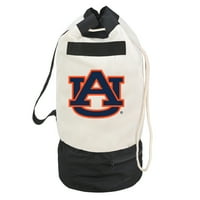 Smart Design Collegiate Teška duffel torba sa odjeljcima - Platno - Univerzitet Auburn Team Design - Plave i narandžaste boje - Auburn Tigrovi